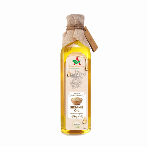 Anveelifecare Sesame Oil - Wooden cold pressed , Pure Kachi Ghani and Traditionally Processed